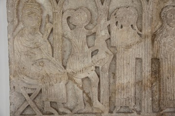 The slaughter of the innocents, Pluteus from St. Nediljica, Archeological Museum in Zadar, Croatia