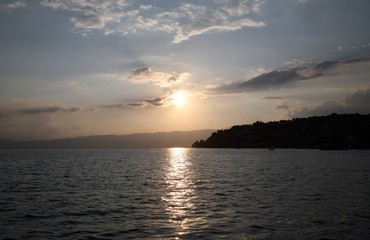 Obraz premium Ohrid lake, Macedonia
