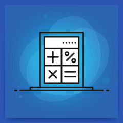 ACCOUNTING LINE ICON