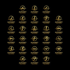 Luxury letter A-Z logo design