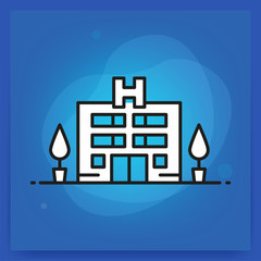 HOSPITAL LINE ICON