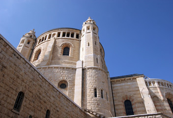 Fototapeta na wymiar Church Of Dormition on Mount Zion, Jerusalem