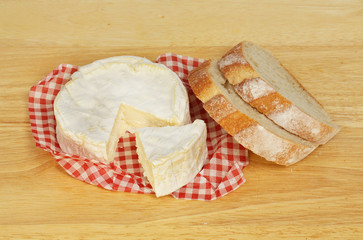 Camembert and bread