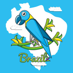 brazilian parrot culture icons