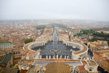 Obraz premium View from St. Peter's Basilica, Vatican