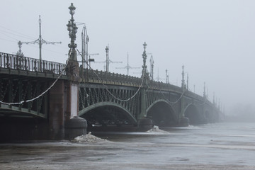 Bridge in fog