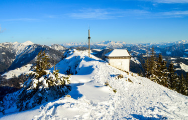 Winter on Mount Erlerberg, Austria
