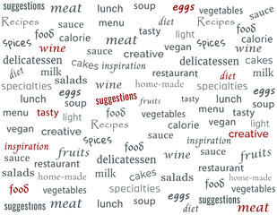Abstract concept almost everything about food © Vamana7