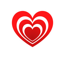 Red heart icon.