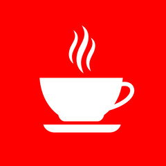 Coffee cup vector icon