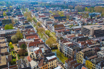 Obraz premium Utrecht von oben