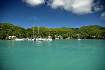 Im Hafen von Baie Sainte Anne