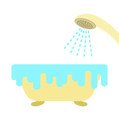 浴槽とシャワー