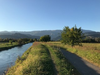 Vittorio Veneto, il Meschio e la pista ciclabile