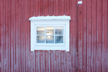 Old window with first