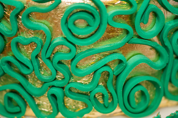 green forms of glaze