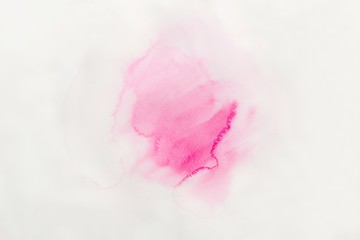 Close up of abstract hand painting  on white paper background,Creative Design Templates.