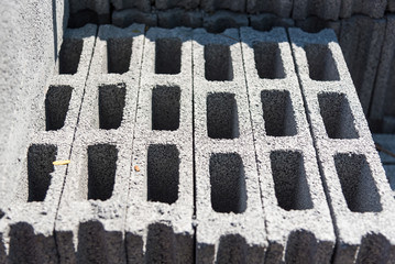 Concrete Blocks for construction background.