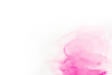 Obraz premium Close up of abstract hand painting on white paper background,Creative Design Templates.