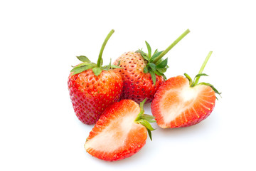 Strawberry isolated on white background