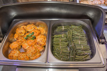 Sweet Potato Gratin and Green french beans