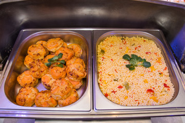 Sweet Potato Gratin and Couscous 