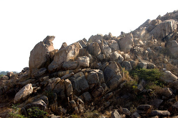Rcky Hill near Thonanuru Lake
