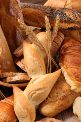 assorted of bread and pastry