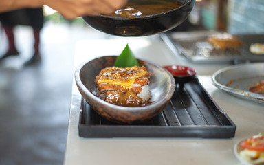 chef preparing food in the kitchen