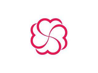 Creative heart symbol vector