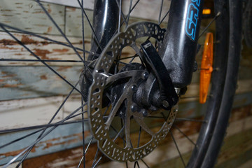 wheel of bicycle