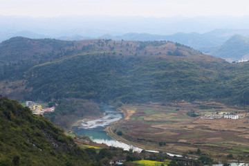 Fototapeta na wymiar Rural scenery in southern China