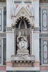 Pope Eugenius IV, Portal of Cattedrale di Santa Maria del Fiore (Cathedral of Saint Mary of the Flower), Florence, Italy 