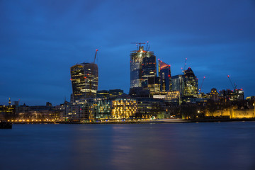 Naklejka premium The skyline of London