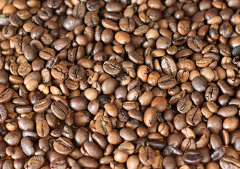 background of coffee beans