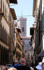 Naklejka premium Cattedrale di Santa Maria del Fiore (Cathedral of Saint Mary of the Flower) in Florence, Italy 
