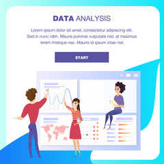 Global Data Analysis Grath Landing Page Character