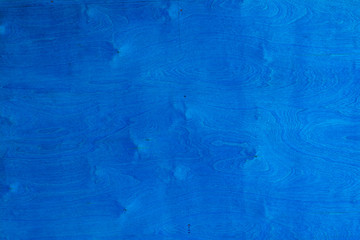Texture of blue painted wooden wall
