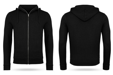 Hoodie freigestellt schwarz hollow man neutral © fotoheide