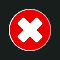 Obraz premium Vector delete icon. - Vector