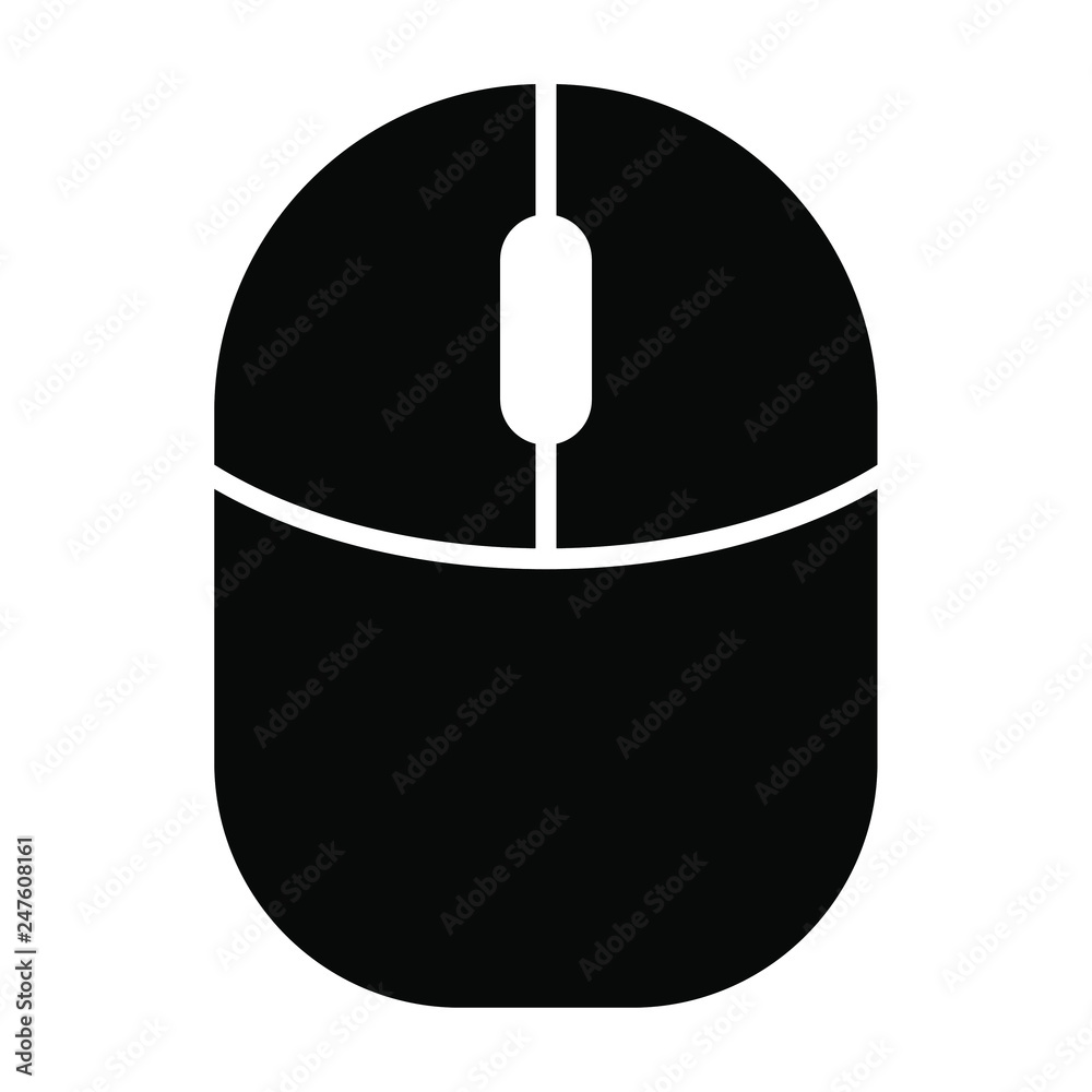 Fototapete PC mouse icon. Computer mouse icon, Element of business icon for mobile concept and web apps.