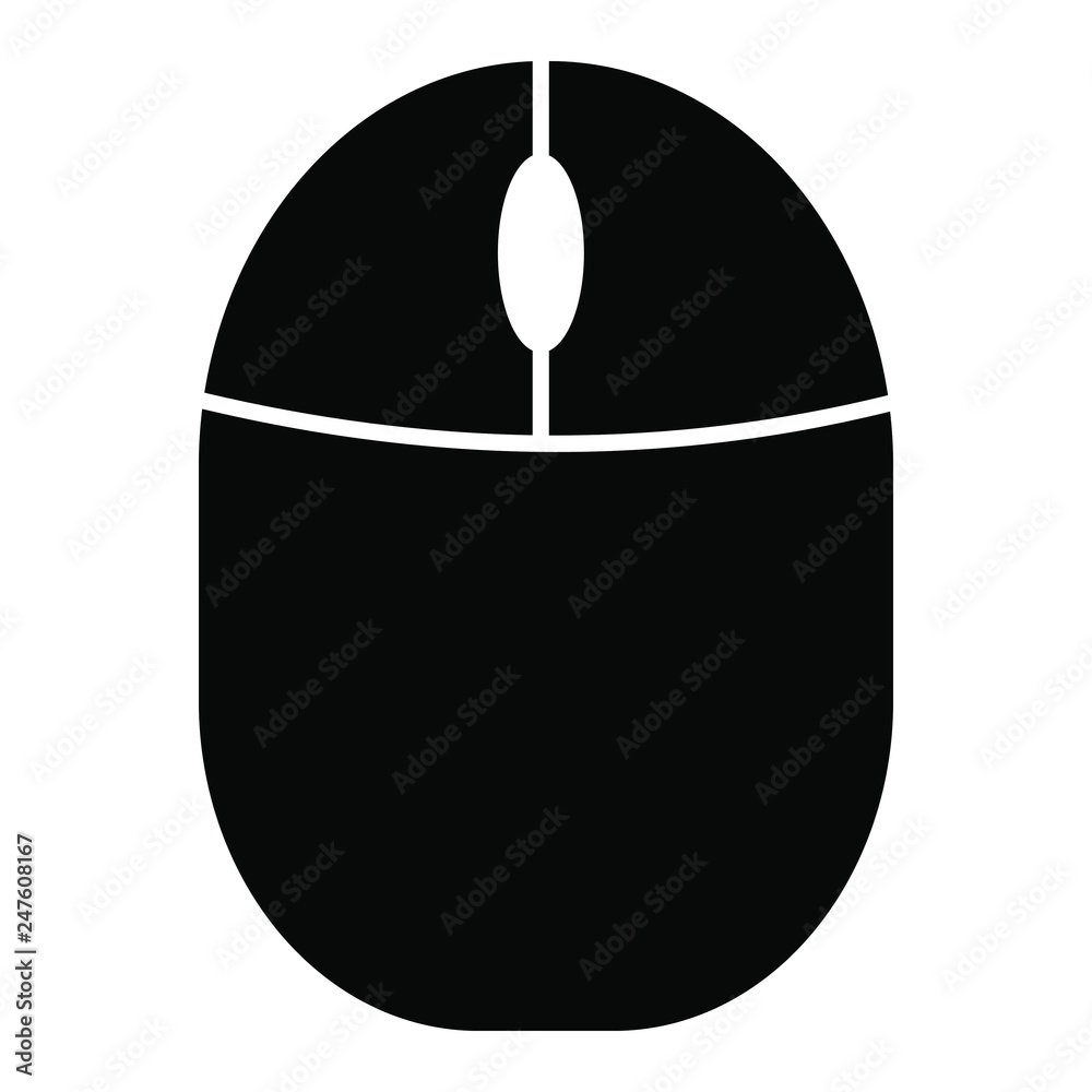 Fototapete PC mouse icon. Computer mouse icon, Element of business icon for mobile concept and web apps.