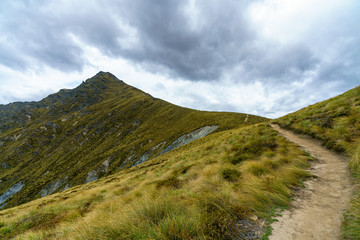 hiking the ben lomond track in the mountains at queenstown, otago, new zealand 3