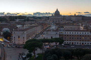 Naklejka premium street traffic, Italy, Roma