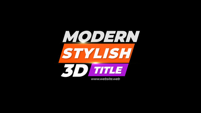 3D Stacked Title