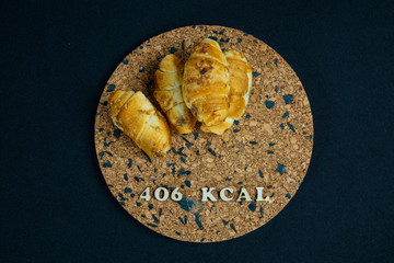calorie products croissant 406 kcal 100 grams diet