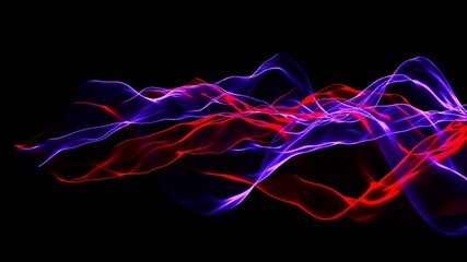 LightFlow Lichtwellen | rot lila