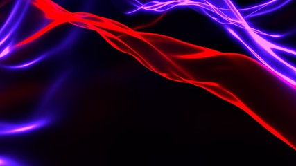 LightFlow Lichtwellen | rot lila