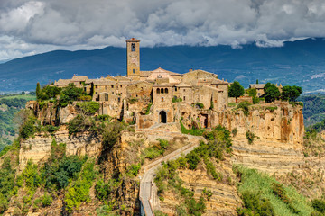 Fototapeta na wymiar Italy landscape, Civita di Bagnoregio, Lacjum, Europe