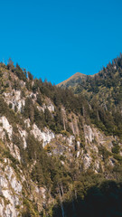 Fototapeta na wymiar Smartphone HD wallpaper of alpine view at Kitzsteinhorn - Salzburg - Austria